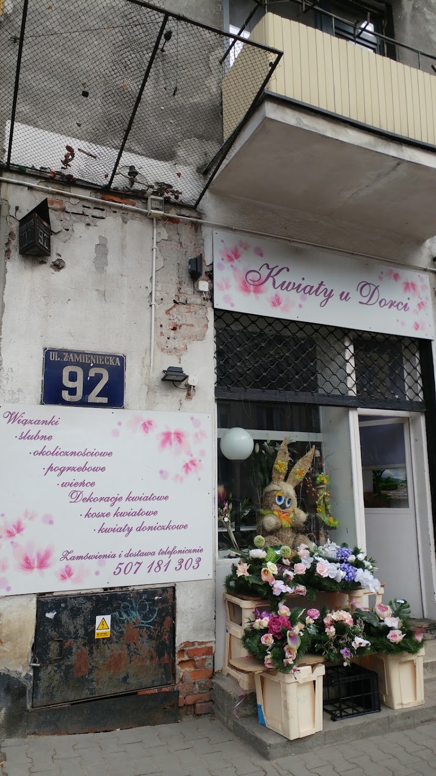 Kwiaty u Dorci