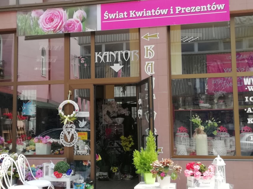 Kwiaciarnia Świat Kwiatów i Prezentów Kantor wymiany walut Anna Skalniak