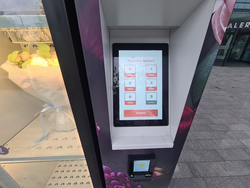 Kwiatomat 24/7 Warszawa “LA PEONIA”