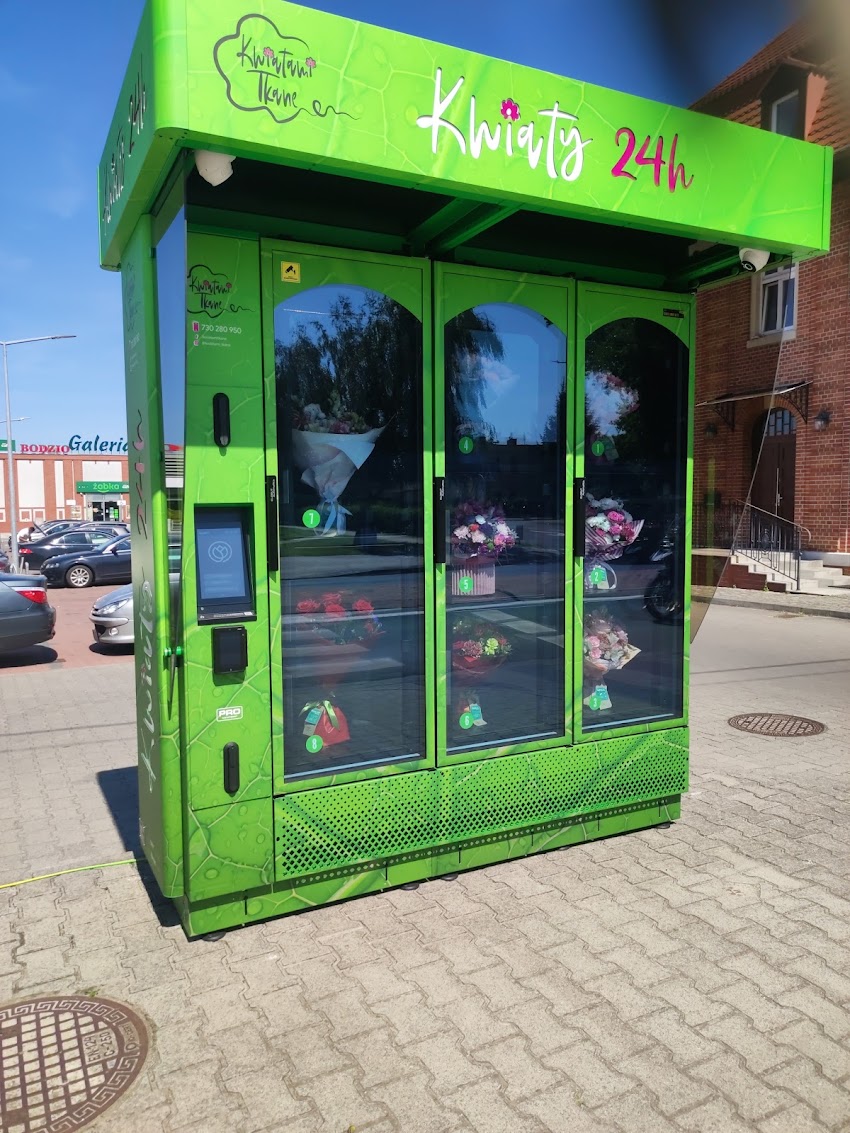 Kwiatomat Kwiatami Tkane
