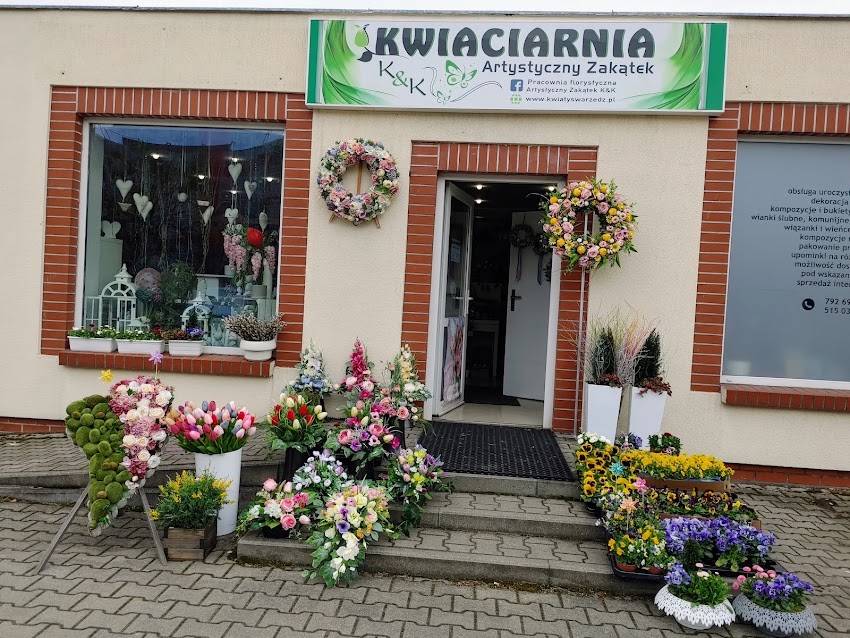 Kwiaciarnia Artystyczny Zakątek K&K. Florystyka ślubna, dekoracje ślubne.