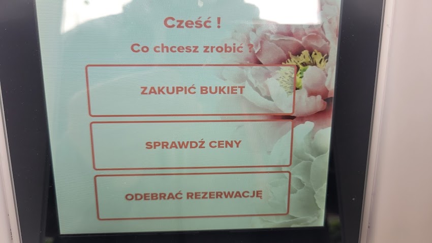 Kwiatomat bukietomat a-kwiaty.pl kwiaty 24/7 Wrocław Bouquet flower vending machine