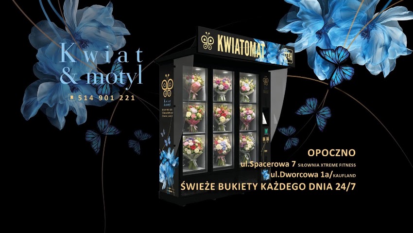 Kwiatomat 24/7 Kwiat&Motyl
