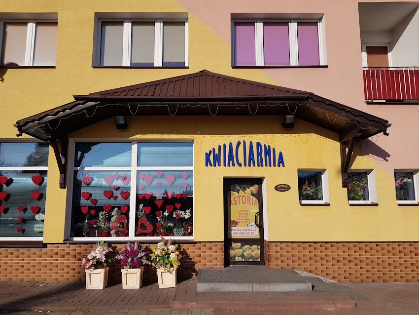 Astoria. Kwiaciarnia. Blacha R.