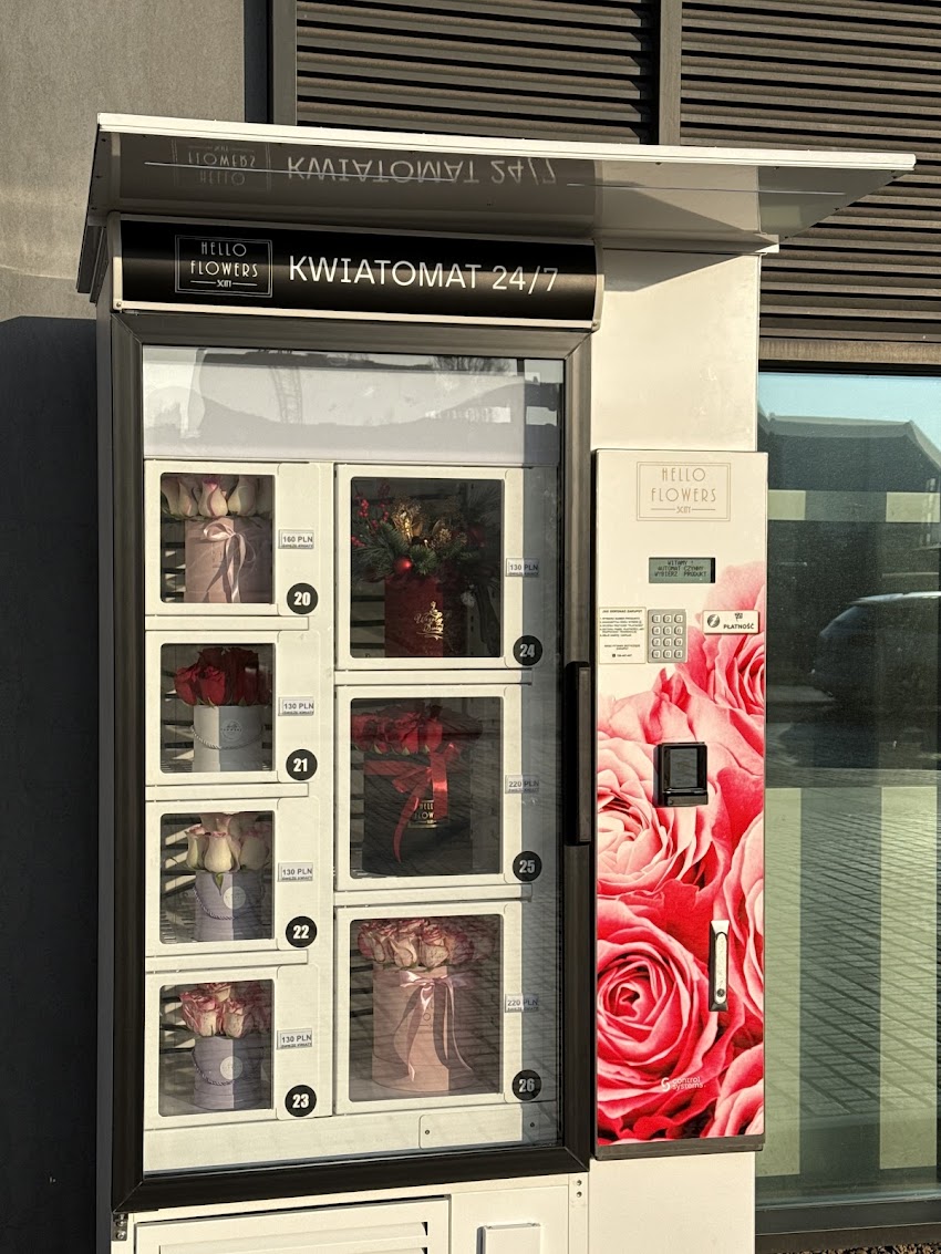 Hello Flowers – KWIATOMAT 24/7 GDAŃSK CENTRUM