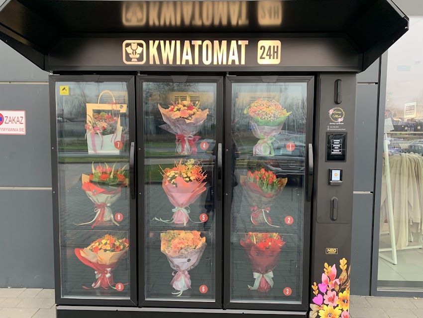 Kwiatomat Jasło 24/7 Kwiaciarnia Leśny Mech