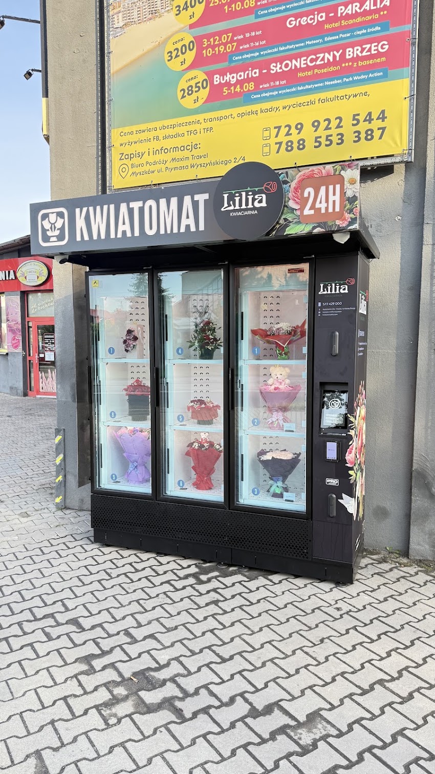 Kwiatomat 24 h Kwiaciarnia Lilia