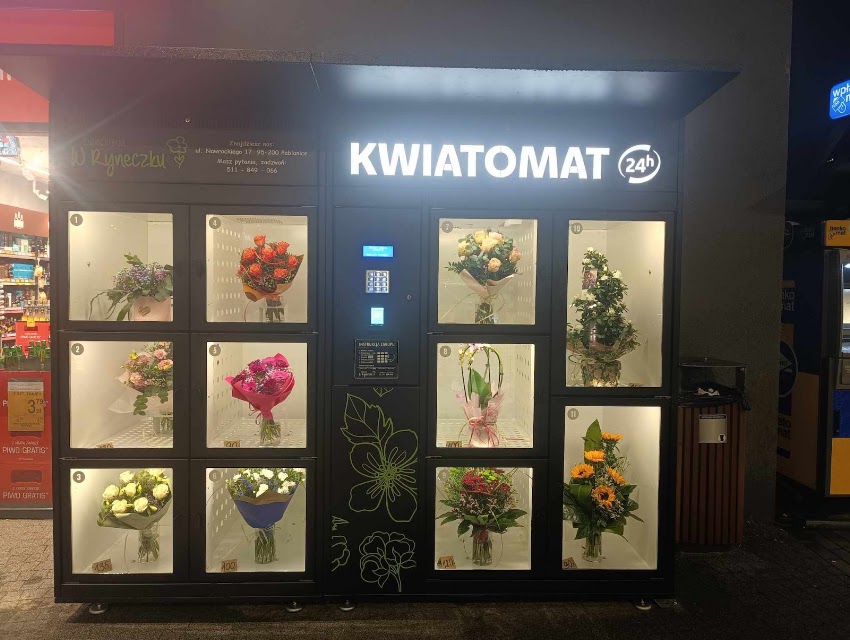 Kwiatomat 24h Kwiaciarnia „W Ryneczku” Pabianice