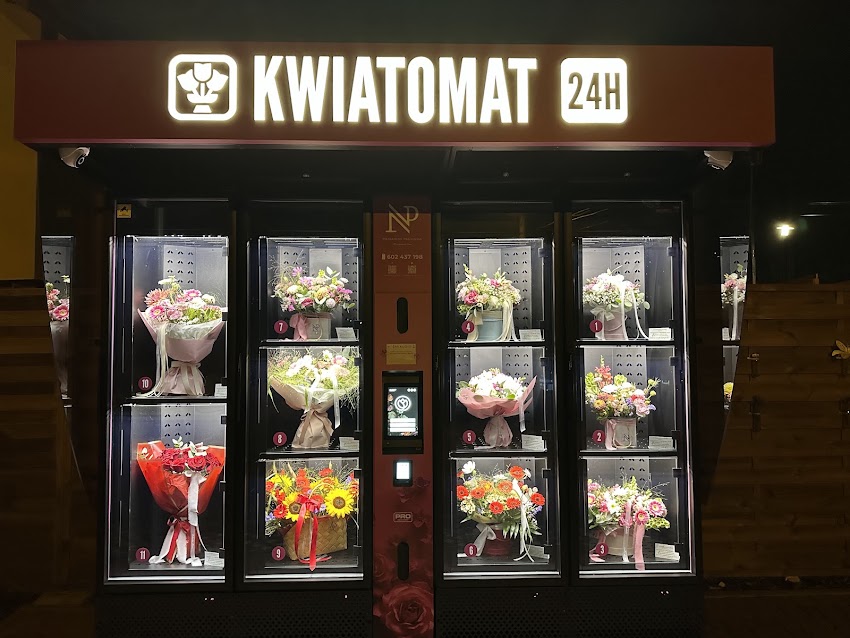 Kwiatomat 24h/7 Klucze, KWIATY 24