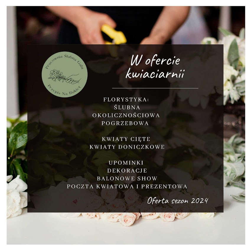 Kwiaciarnia ” Przepis na bukiet „