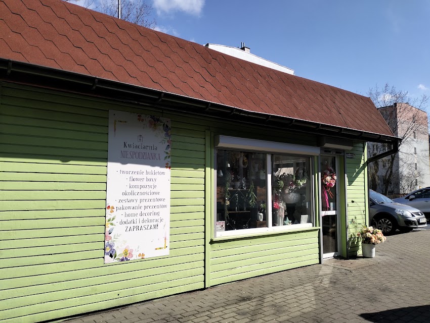 Kwiaciarnia NIESPODZIANKA Włocławek , poczta kwiatowa, dostawy