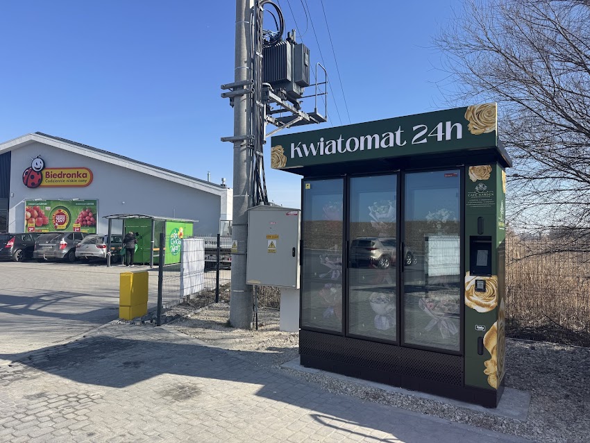 Kwiatomat 24 h Kwiaciarnia Cafe Garden Opatkowice Proszowice