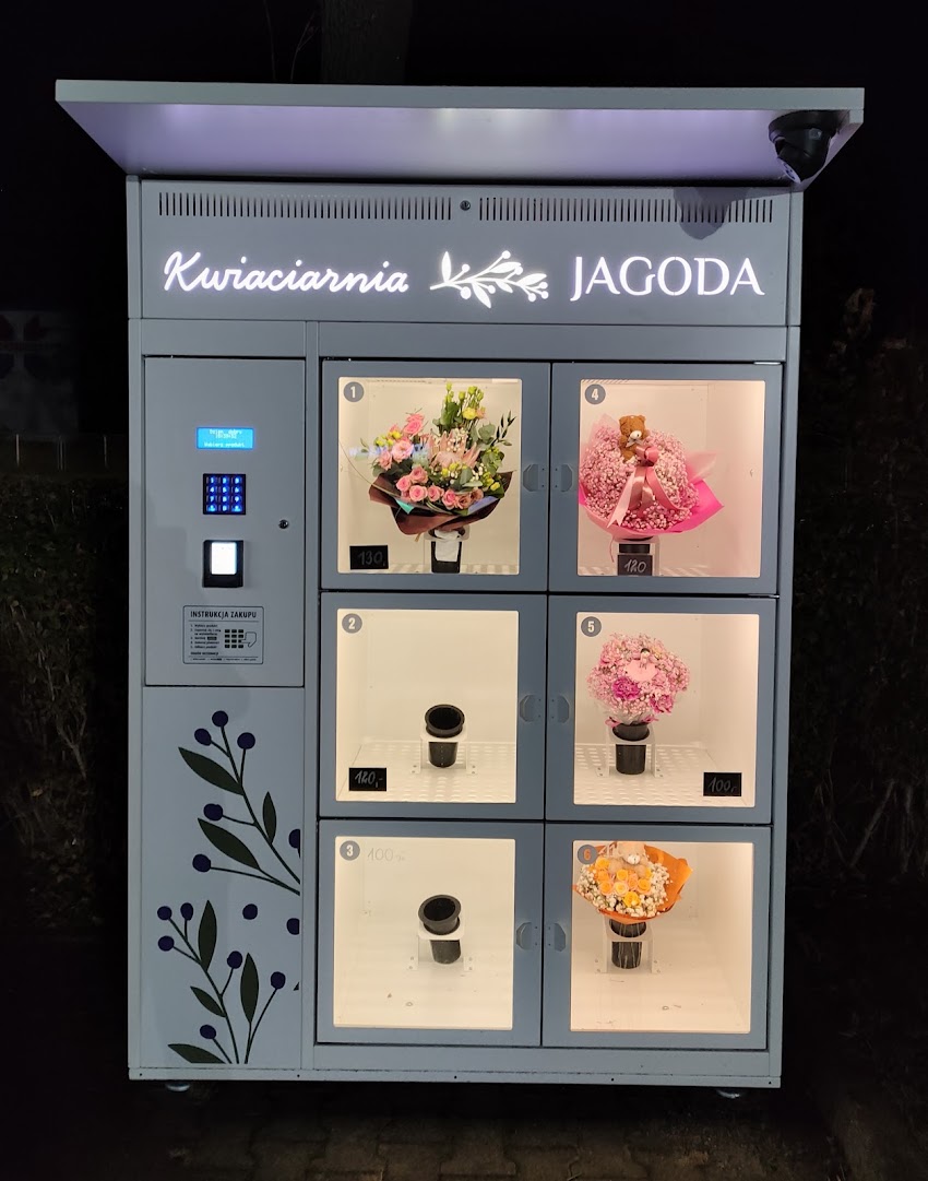 Kwiatomat 24/7 – Kwiaciarni Jagoda