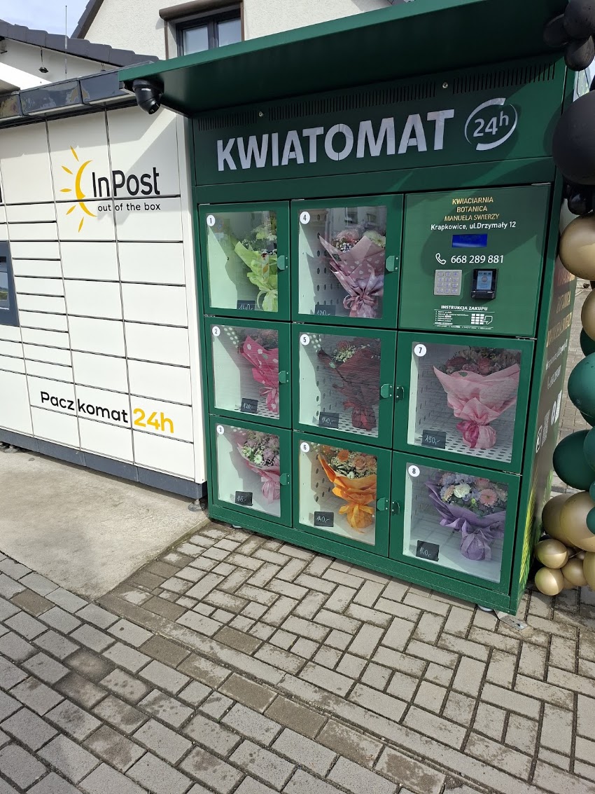 Kwiatomat Krapkowice Kwiaciarnia Botanica Manuela Swierzy