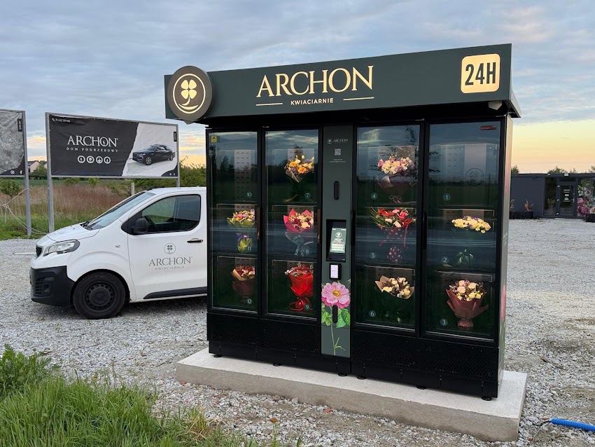 Kwiatomat Archon® – Kwiaty 24h Wrocław Psie Pole