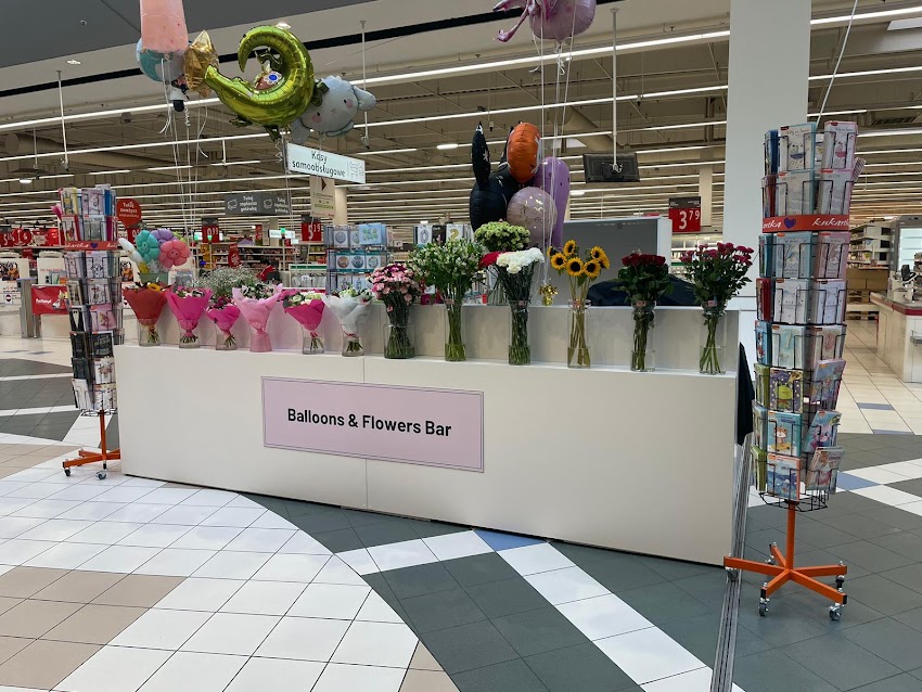 Kwiaciarnia Balloons & Flowers Bar I Kwiaty I Balony z helem Poznań Kingcross