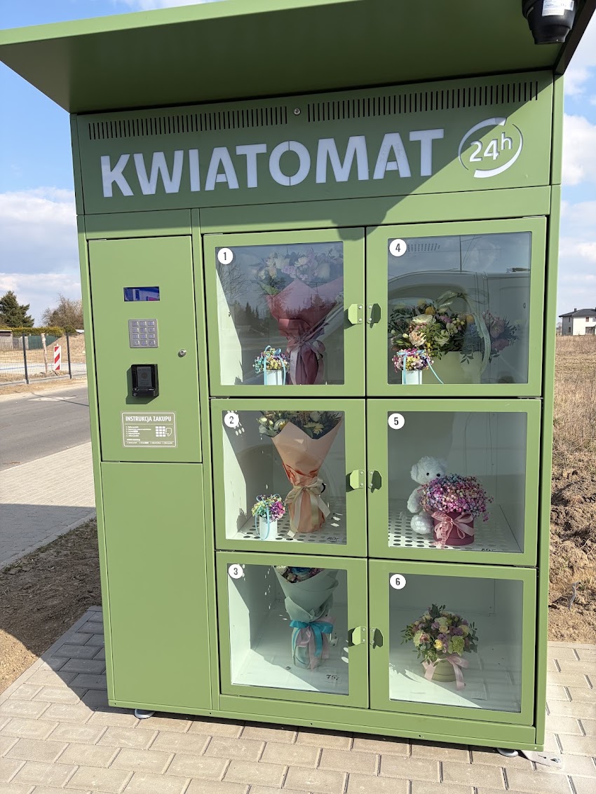 Kwiatomat – Bukiety 24/7