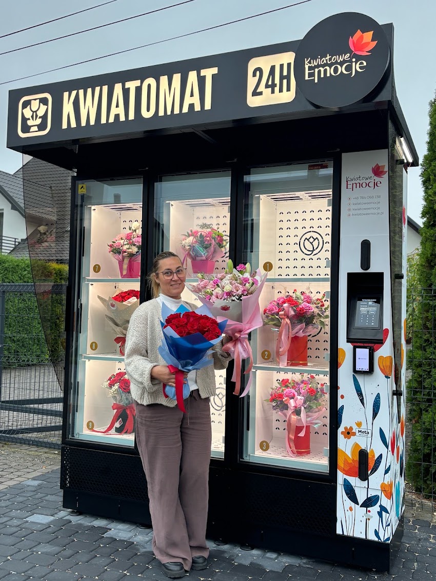 KWIATOMAT 24/7 Kwiatowe Emocje Karolina Jakubowska Małogoszcz